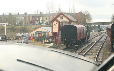 Passing Bury South going south