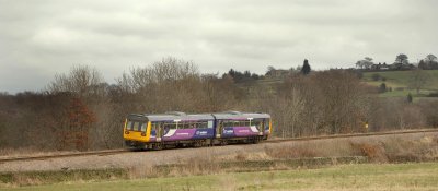 Service train heading to Penistone