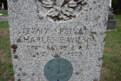 Private Charles E. Wilson, 50th Battalion CEF
