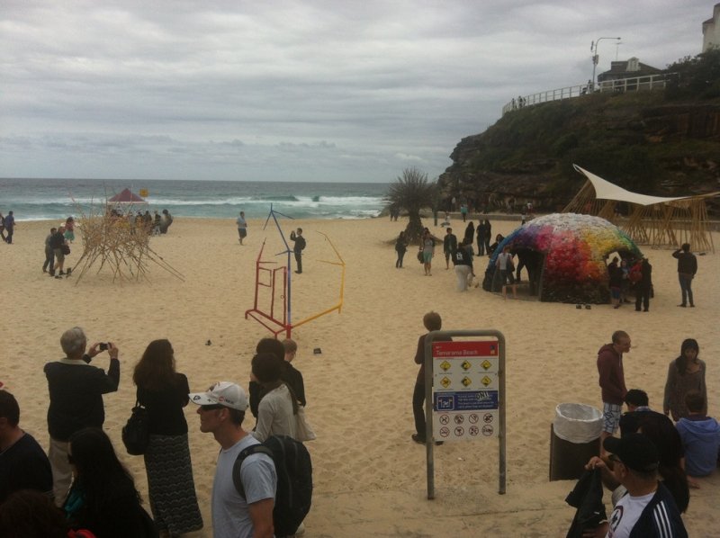 Sculptures by the Sea at Tamarama beach