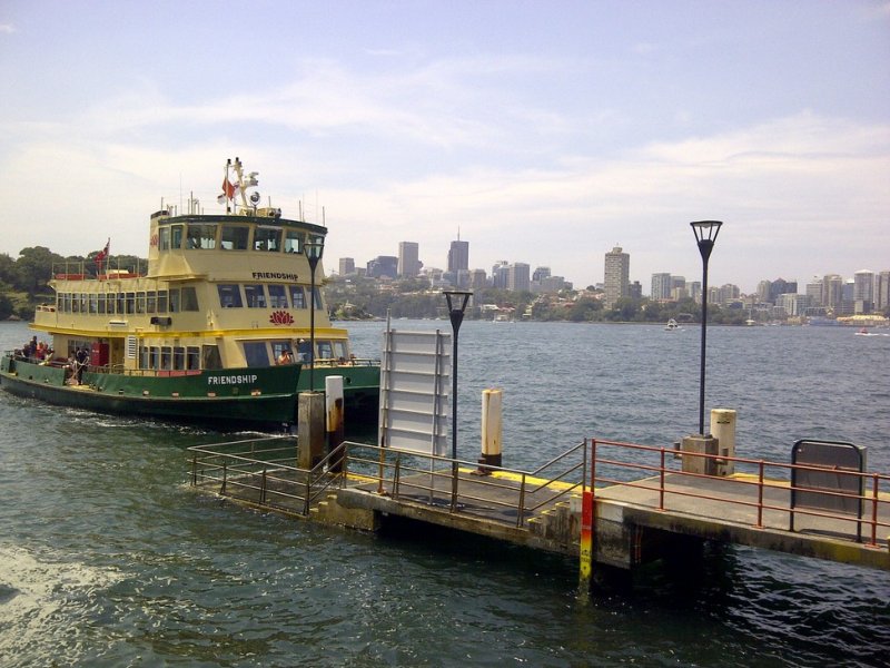 Ferry stop in East Balmain (Sydney)