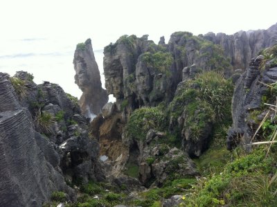 The awesome Pancake Rocks!