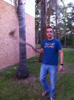Me at a rental house down in Jervis Bay