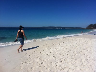 Whitest sandy beach in the world