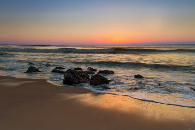 Just before sunrise at Fort Fisher, NC