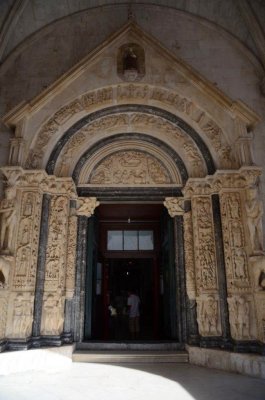Archway into Trojir church