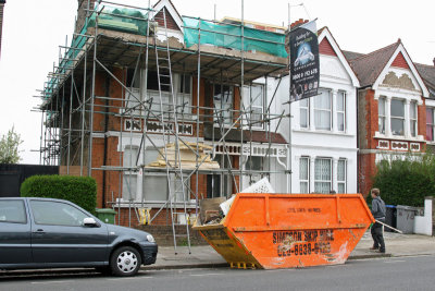 House front with scaffolding (loft renovation in progress).jpg