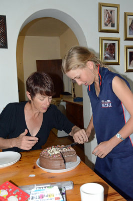 Slicing the cake