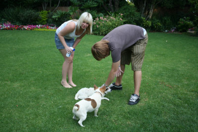 Nick and Michelle with dogs 2007.jpg
