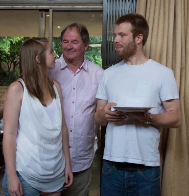 Nick and Rox with Nigel