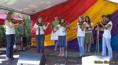 Pamela and the Suzuki Youth Fiddlers