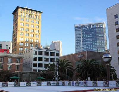 Skating rink at Union Square