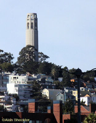 Coit Tower from the Embarcadero