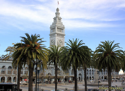 Ferry Building from foot of Market Street
