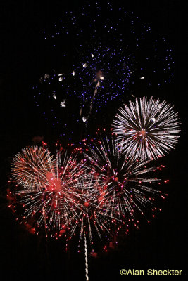 Embarcadero fireworks - Happy new year! 