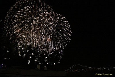 Embarcadero fireworks - Happy new year! 
