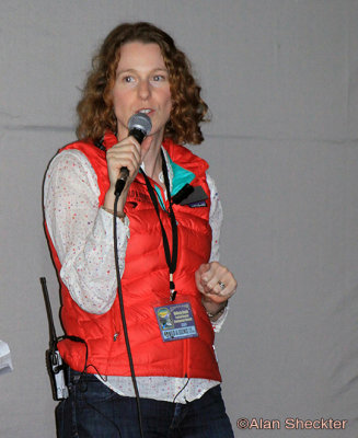 Wild & Scenic Festival Development Director Melinda Booth at the Haven Underground