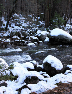 Chilly Merced River in the morning