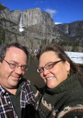 Alan, Donna, & Yosemite Falls