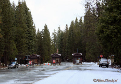 Exiting Yosemite National Park. The end.