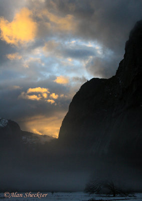 Almost sunset, Yosemite Valley