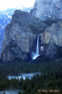 Bridalveil Falls from the Tunnel View