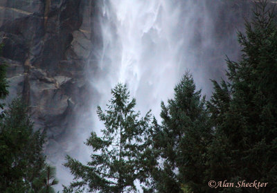 Bridalveil Falls from Tunnel View