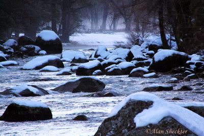 Chilly Merced River in the morning