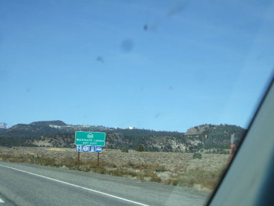 Passing Mammoth Lakes