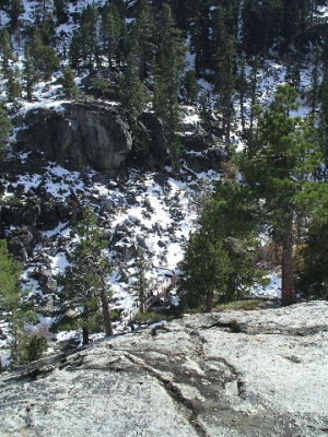 South Lake Tahoe-north side of bay looking down