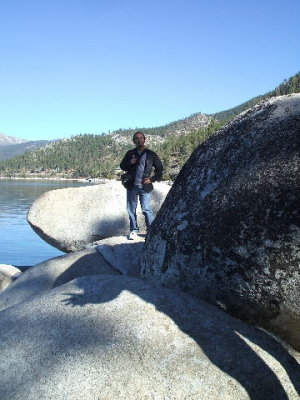 South Lake Tahoe-southeast side-just before Jerry almost fell in