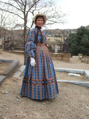 Virginia City, NV-another friend met us at the cemetery