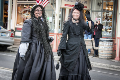 Virginia City Halloween parade