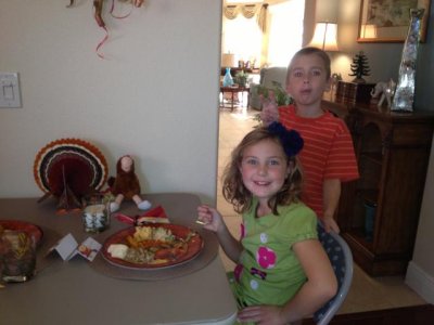 the kids table