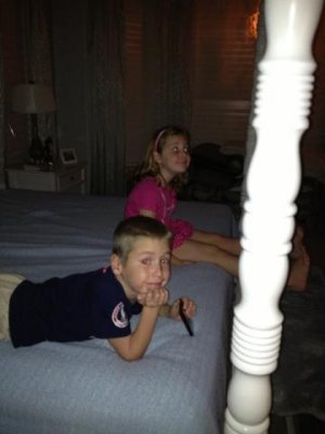 they spent hours on nana's bed the last day