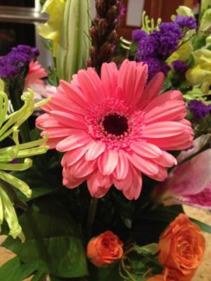 pretty flowers on my birthday, from my thoughtful husband