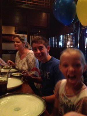 hank's 15th birthday celebration
