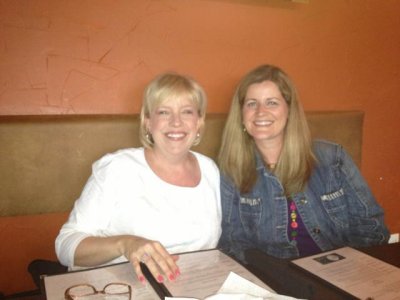 me and veronica- out to dinner at a fantastic mexican restaurant