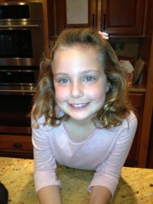 curled her hair that day for nana's arrival