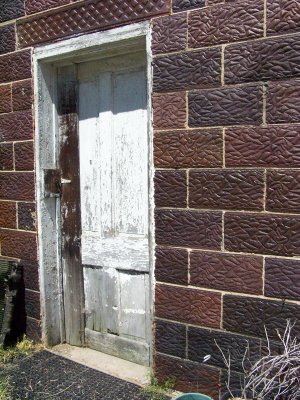 a white door
