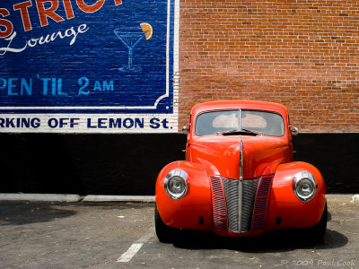 Classic Car in Old Downtown Orange