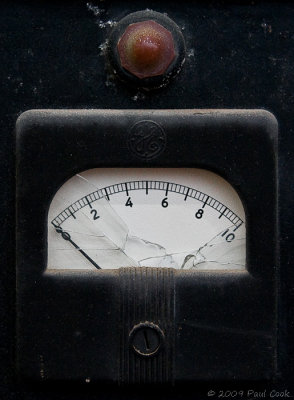 Meter in old power plant