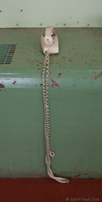 Phone in old power plant