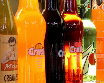 Soda bottles