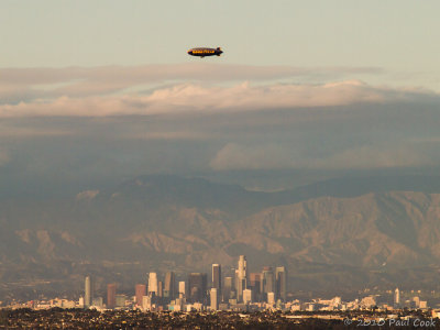 Goodyear Blimp Over L.A.