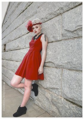 Placer County Courthouse Model Shoot Theme Love Red