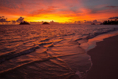 Sunrise at Lanikai Beach  Oahu, HI