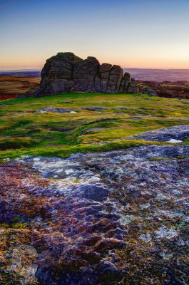 Haytor one icy morning