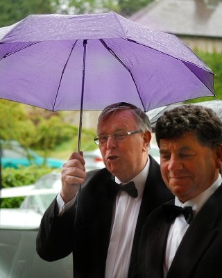 The purple umbrella