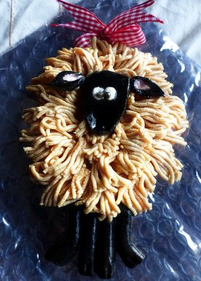 A curly fleeced Cooley Mountain sheep